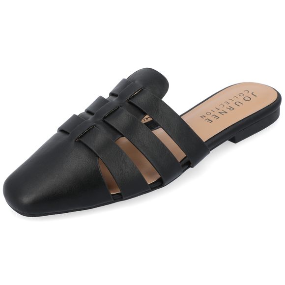 Journee Collection Shoes - Journee Womens Jazybell Tru Comfort Foam Slip On Sandals Black